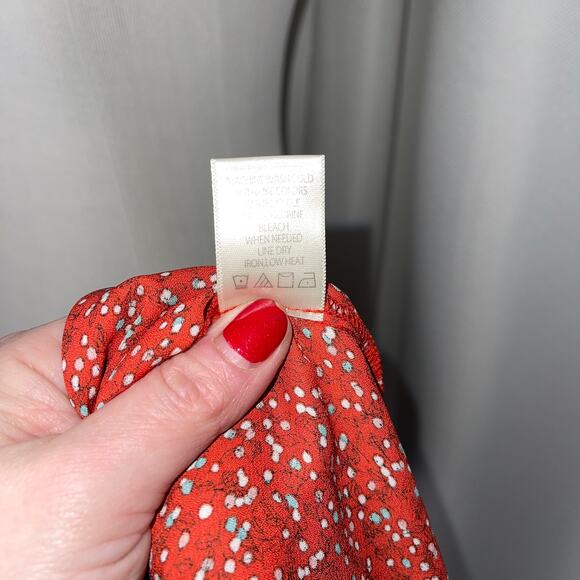 Max Edition Hi-Low Faux Wrap Top NWOT! Sz Small - Picture 7 of 7